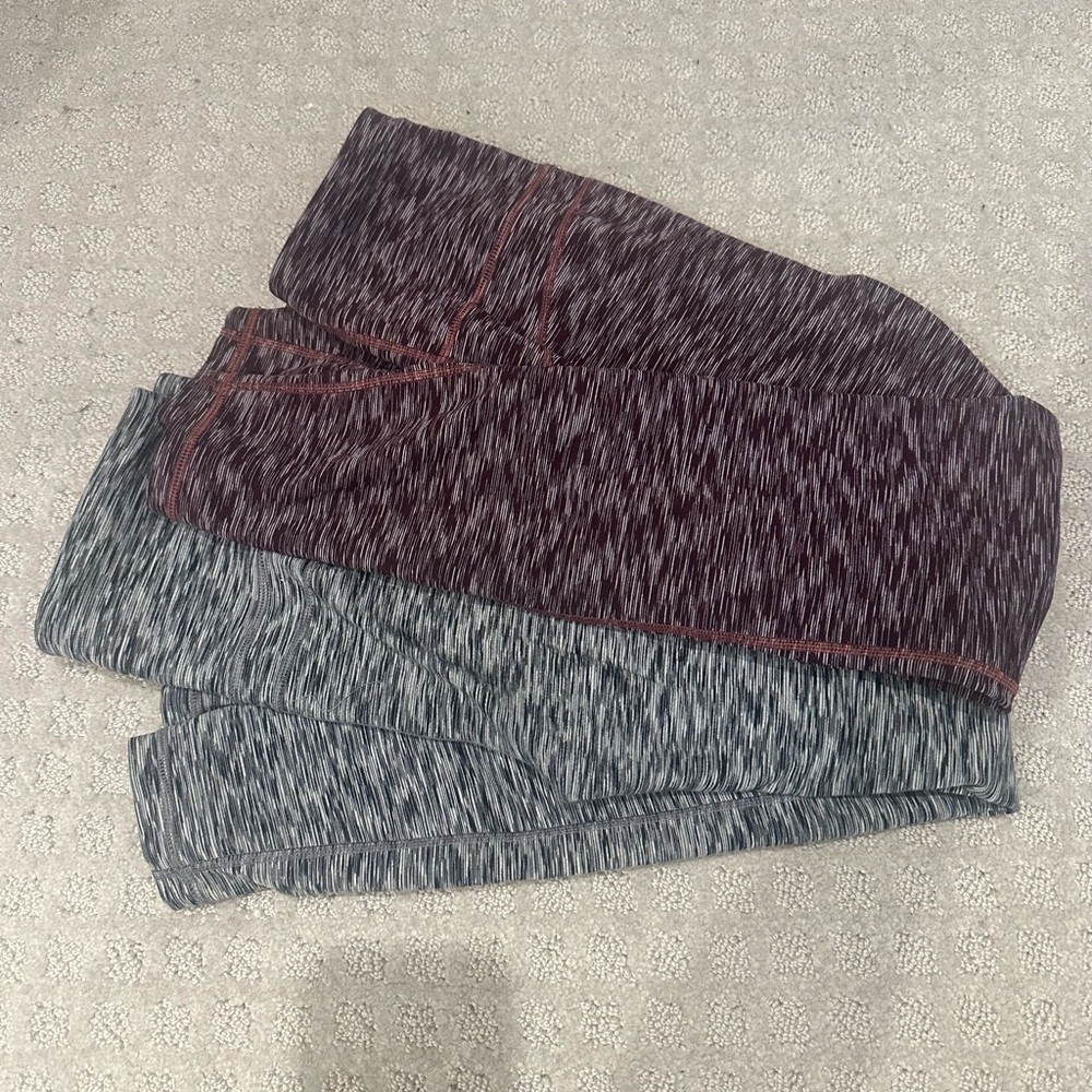 Lot of 2 GUC Gap fit space dyed leggings size small